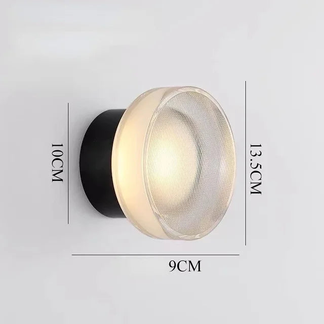 RoundGlow - Lampă de perete rotundă și stilată cu design modern