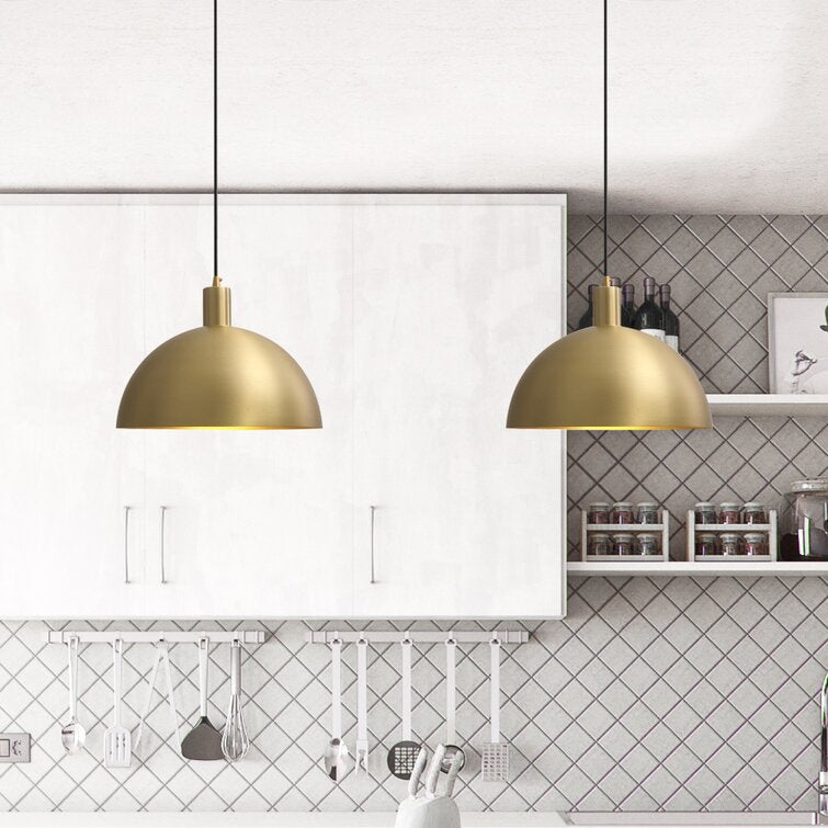 GoldenAura - Elegantní zlaté závěsné svítidlo pro rafinované interiéry