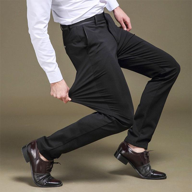 James - Pantaloni a vita elasticizzata slim fit con tasche per comfort quotidiano