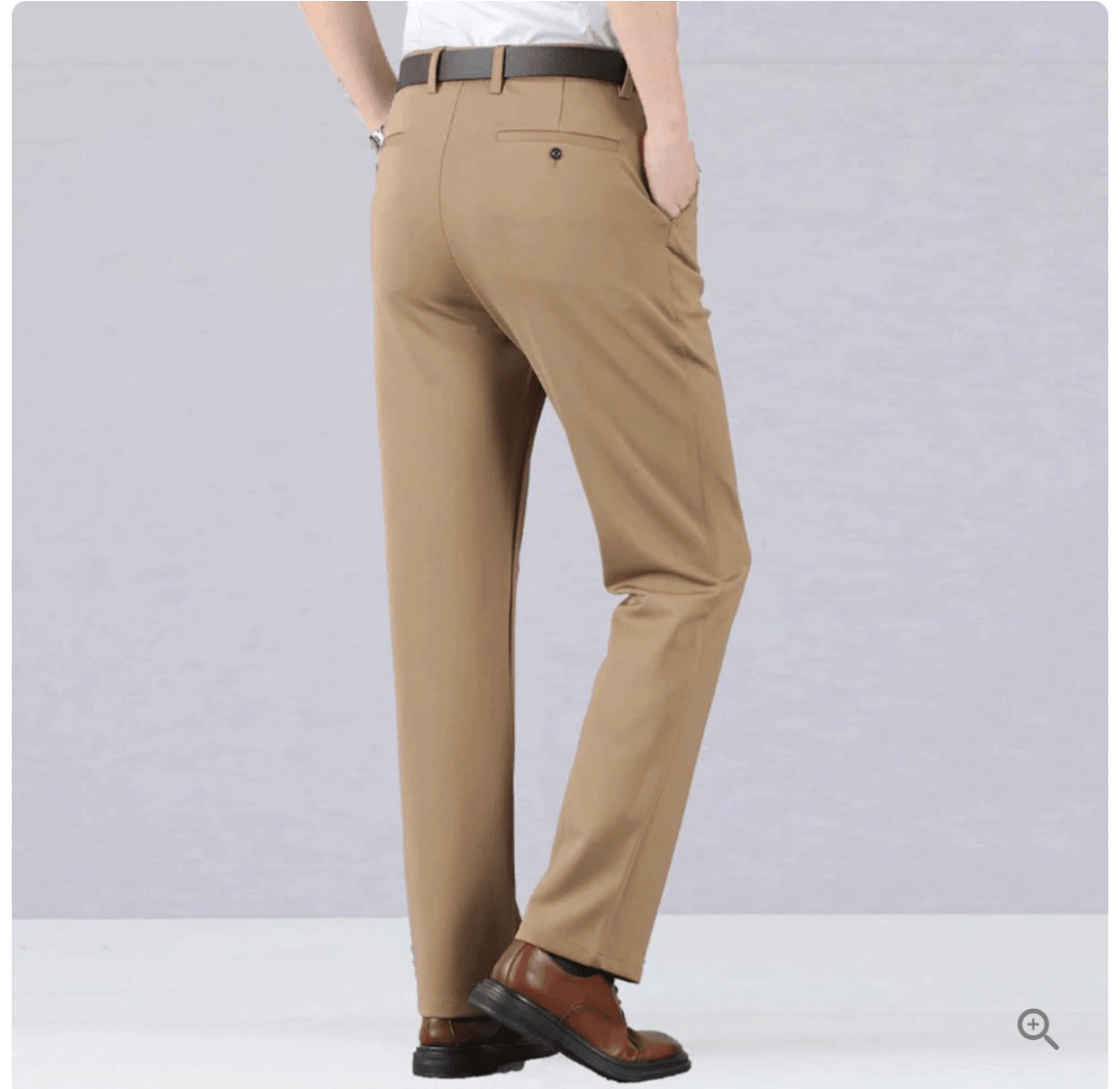 James - Pantaloni a vita elasticizzata slim fit con tasche per comfort quotidiano