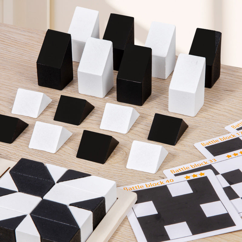 PatternBell - Set di blocchi da costruzione con schede con motivi