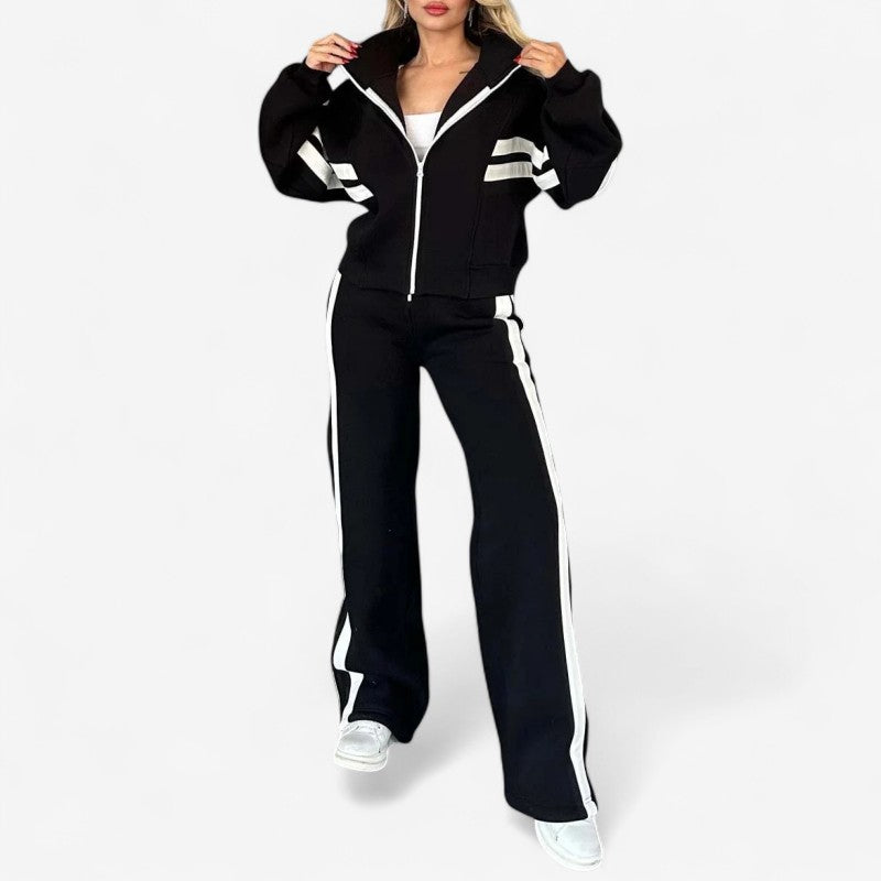 Jessica – Set în Două Piese cu Jachetă cu Mâneci Lungi și Pantaloni cu Șnur