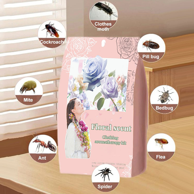 FloraWard - Palline di canfora floreali per armadio