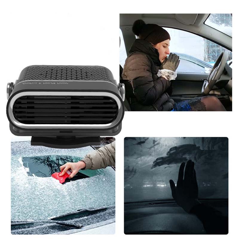HeatDrive - Calefactor portátil para automóvil con rotación ajustable de 360°