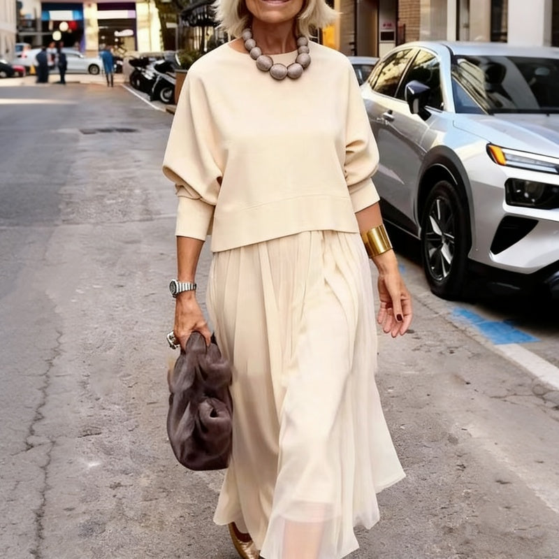 KnitDress – Robe sans manches à la silhouette fluide
