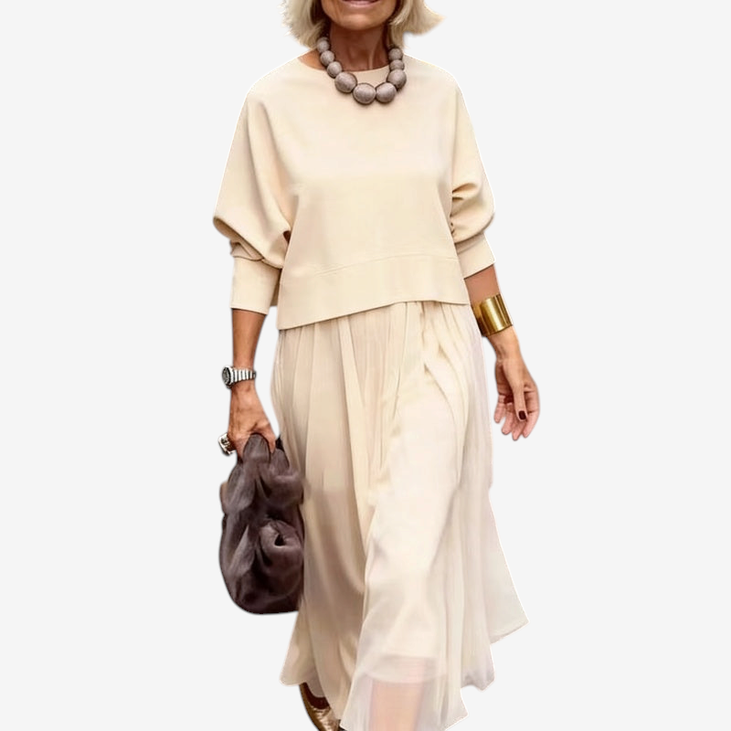 KnitDress – Robe sans manches à la silhouette fluide