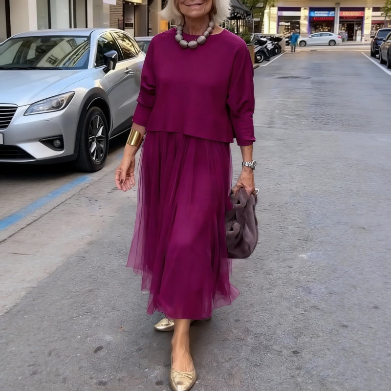 KnitDress – Robe sans manches à la silhouette fluide