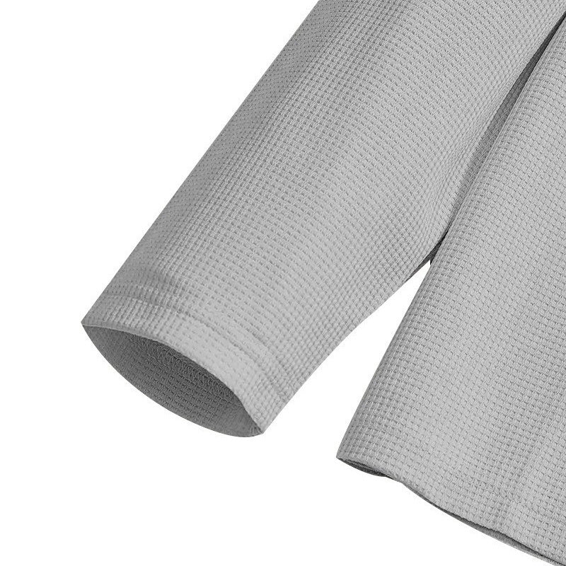 WaffleWear – Pánska súprava z vafľového úpletu so štvrťzipsom