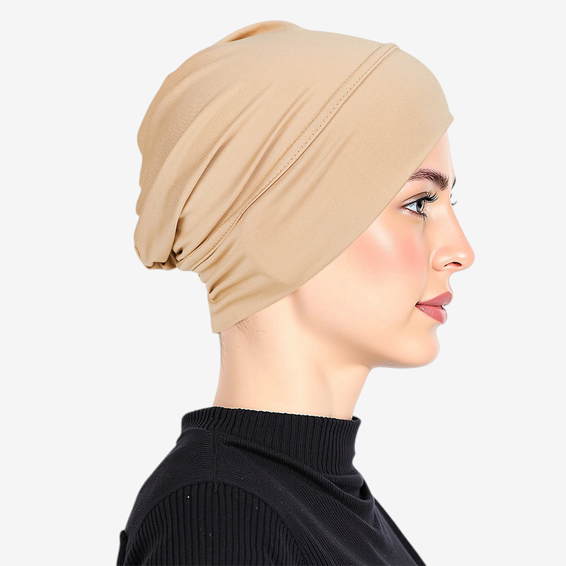 Turbanelle – Női rugalmas turbánsapka varrás nélküli kialakítással és rugalmas illeszkedéssel