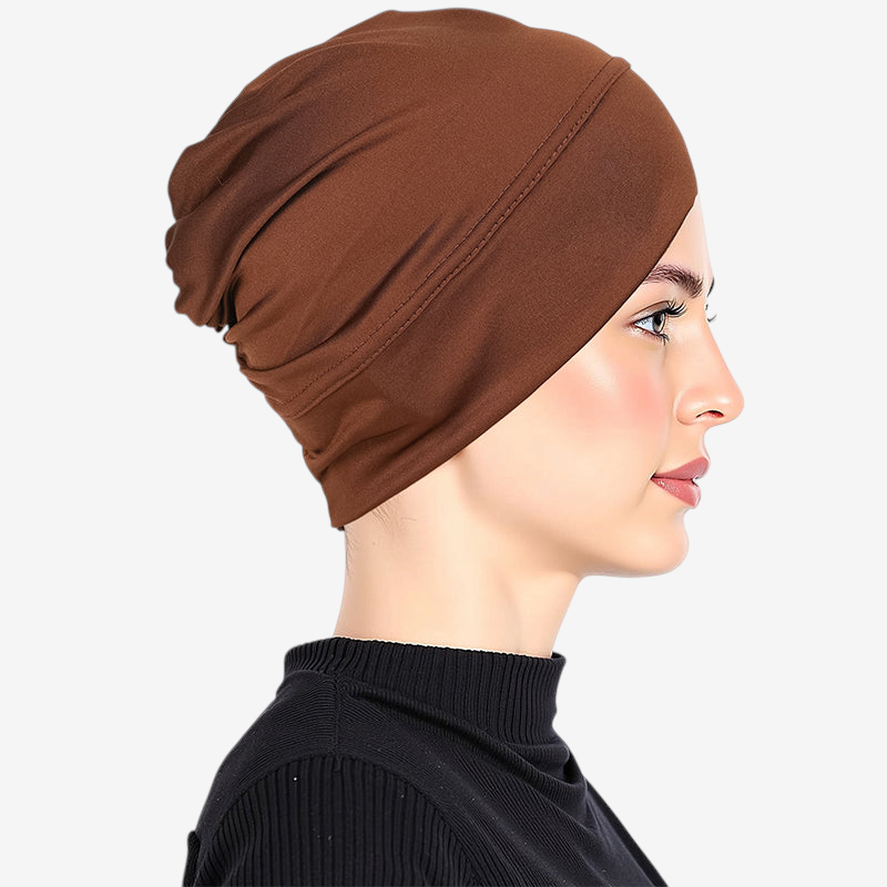 Turbanelle – Női rugalmas turbánsapka varrás nélküli kialakítással és rugalmas illeszkedéssel
