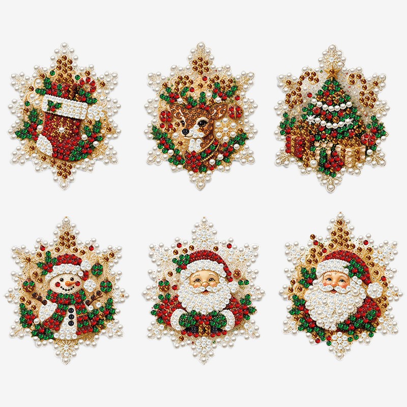 GemBead - Set di decorazioni natalizie fai da te con perline e diamanti