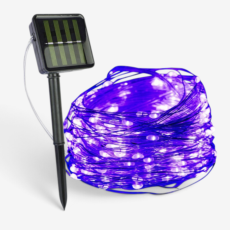 Catena luminosa solare a LED - Luci a stringa solari a LED con grado di impermeabilità IP65