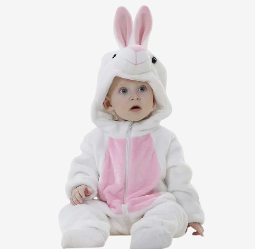 AnimalHoodie – Állatfejes kapucnis polár overál babáknak