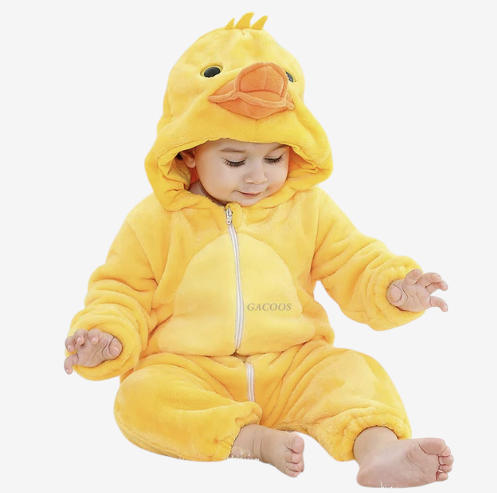 AnimalHoodie – Állatfejes kapucnis polár overál babáknak