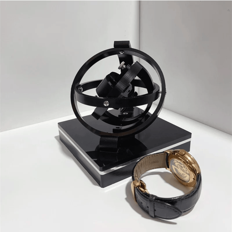 ChronoNest - Automatische horlogeopwinder met stille beweging en elegant display voor premium horloges