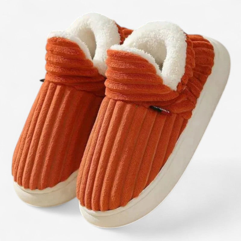 Jessica – Slip-On Slippers with Round Toe for Easy Wearing