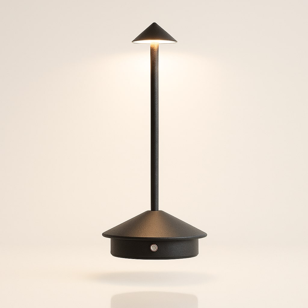 AluGlow - Bezdrátová stolní lampa s dotykovým stmívačem