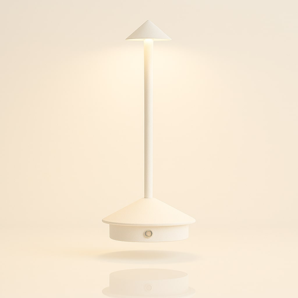 AluGlow - Bezdrátová stolní lampa s dotykovým stmívačem