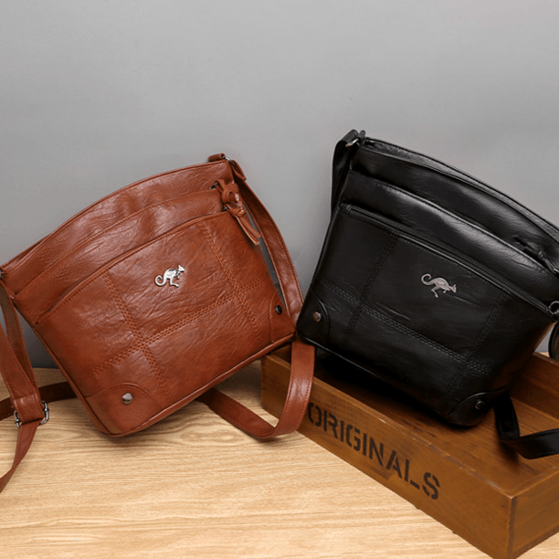Olivia - Borsa a tracolla vintage con eleganza senza tempo e design pratico