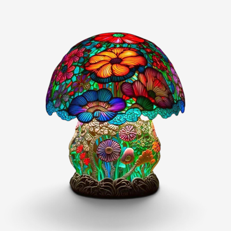 Lampada decorativa in vetro colorato Lumivara
