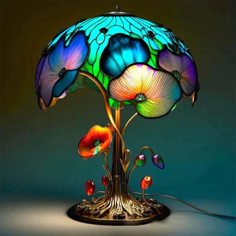 AuraGlass - Magic Lamp Made of Colored Glass for a Relaxing Atmosphere