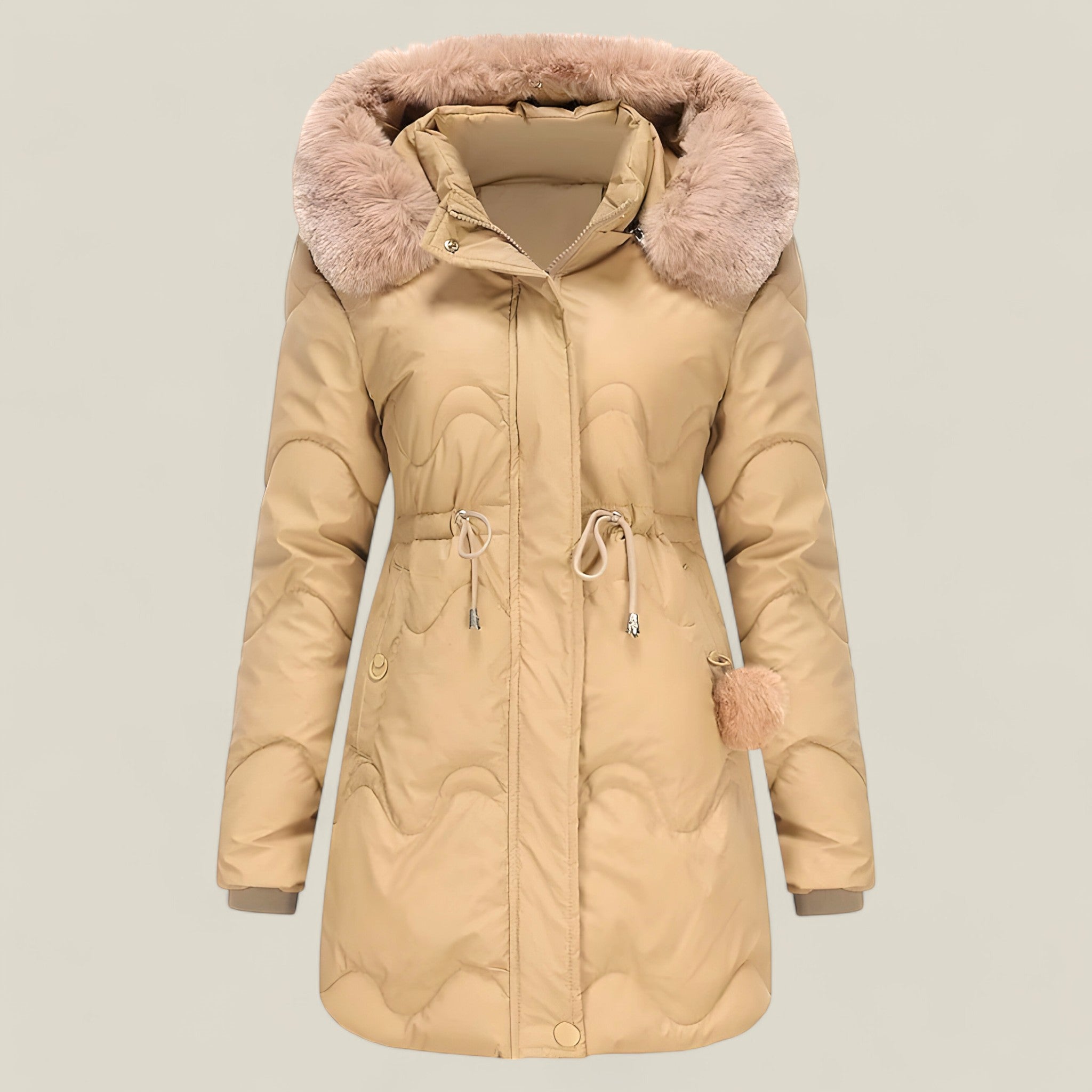 Scarlett - Winter Coat with Slim Fit, Insulated Hood, and Functional Pockets