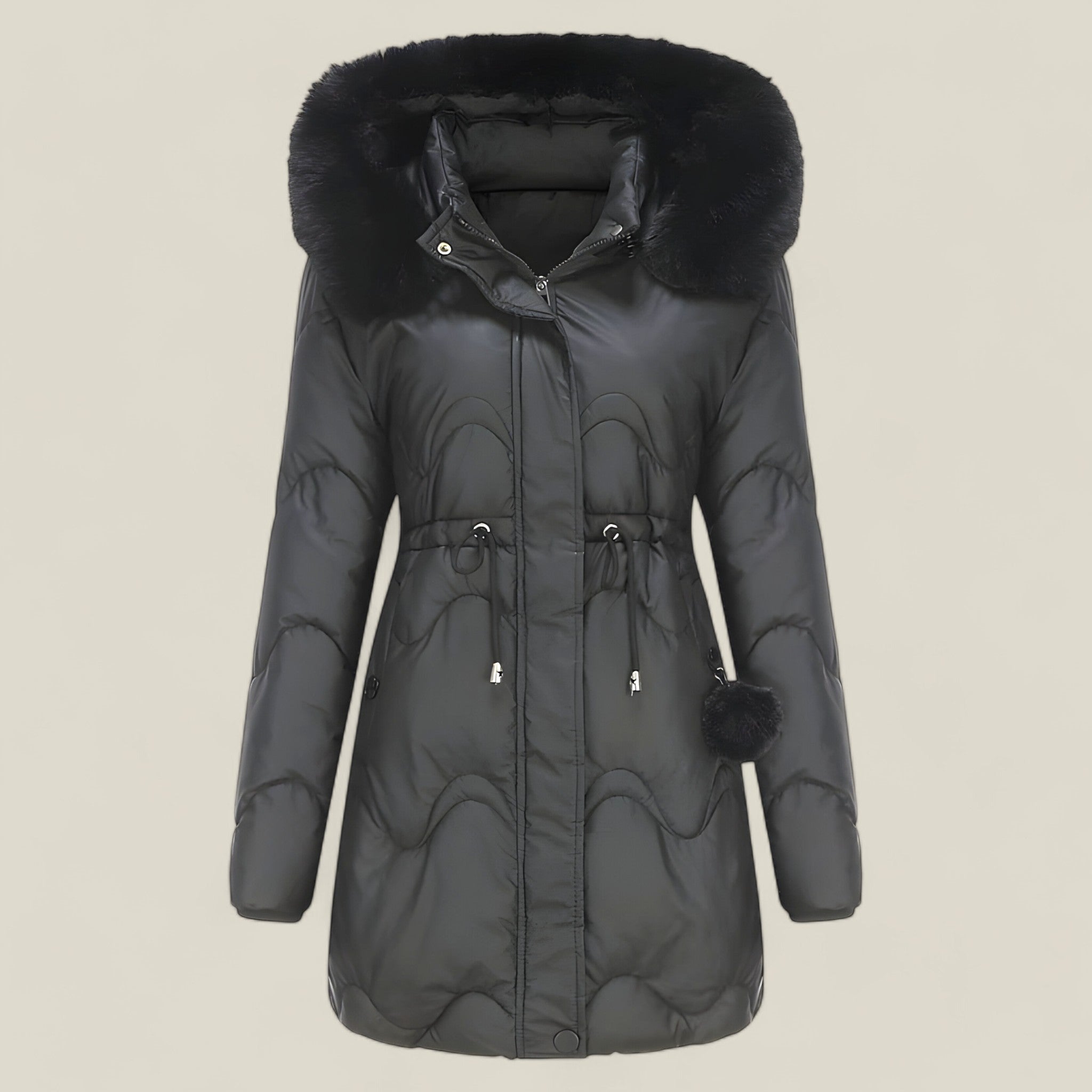 Scarlett - Winter Coat with Slim Fit, Insulated Hood, and Functional Pockets