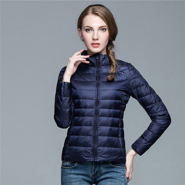 Lena - Giacca imbottita leggera e alla moda con pannelli trapuntati