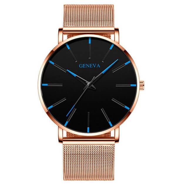 Liam - Elegant slank horloge met minimalistisch design en ultradunne band