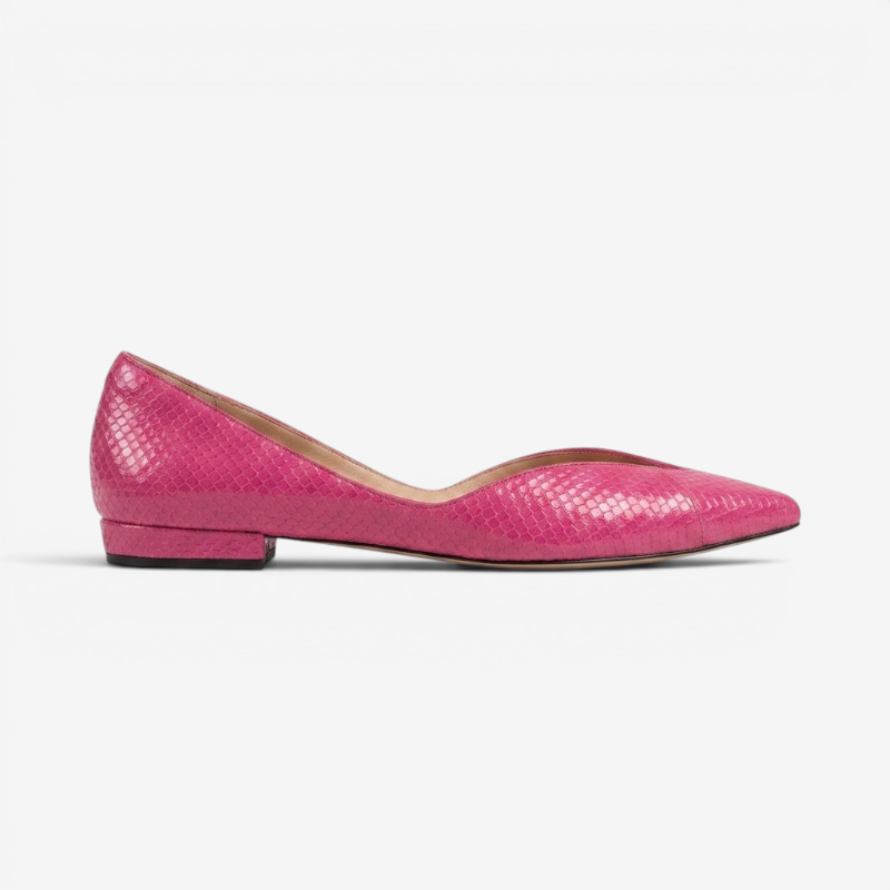 Chaussons pour femmes à bout pointu et sans lacets