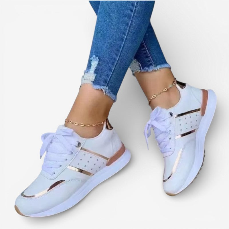Maren - Sneakers con lacci e punta tonda