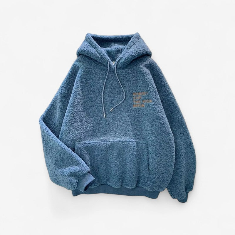 Eliana - Lange Mouw Hoodie met Verstelbare Capuchon en Zakjes