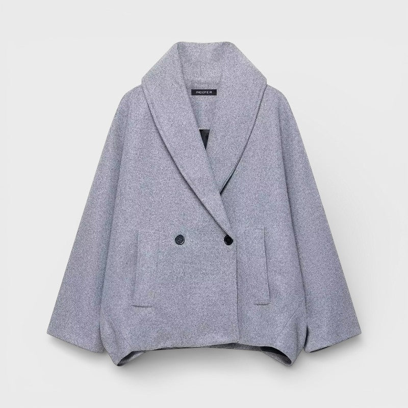 Mia - Long sleeve jacket with button and side pockets