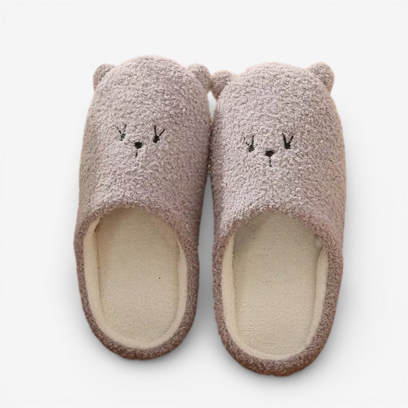 Valeria - Round Toe Slippers with Non Slip Design
