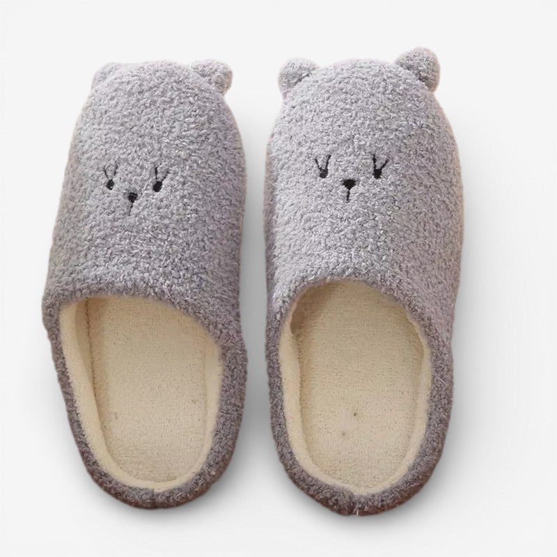 Valeria - Round Toe Slippers with Non Slip Design