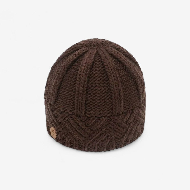 Maria - Czapka beanie z prążkowanymi detalami i elastycznym ściągaczem