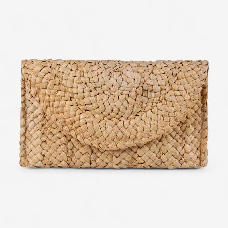 Janice – Geantă de mână cu clapetă și design dreptunghiular