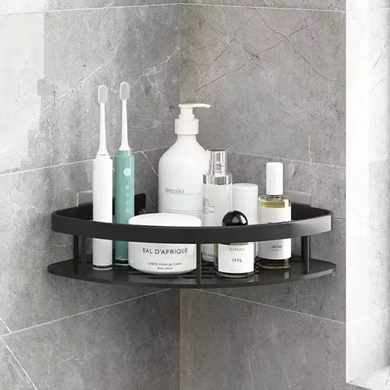 CornerEase – Corner Shelf with Wall-Mounted Design for Bathroom Accessory Organization