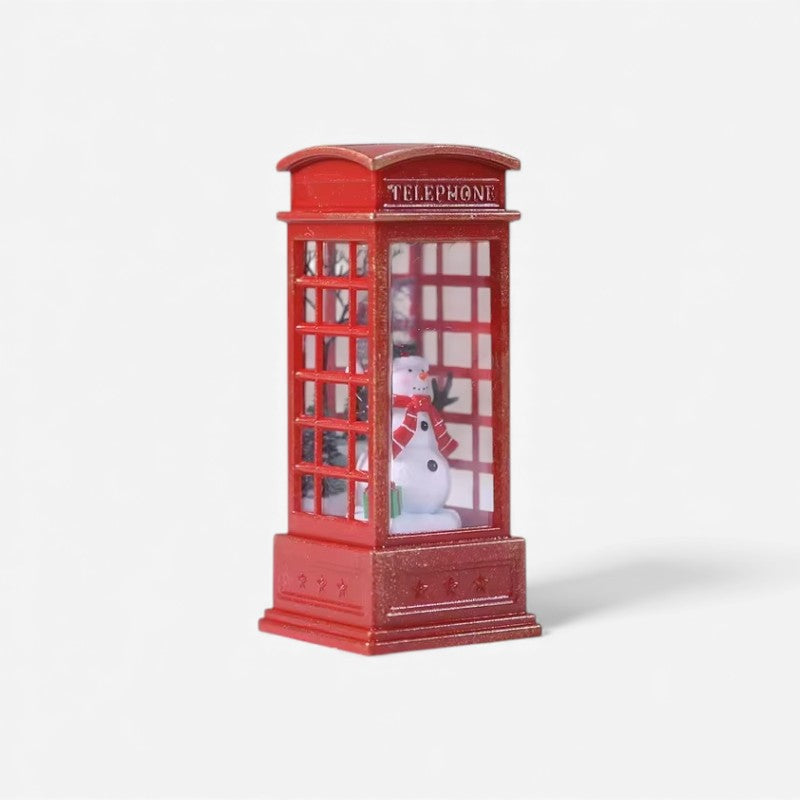 LightCabin - Telefooncel Sculptuur met LED Licht voor Decoratieve Presentatie