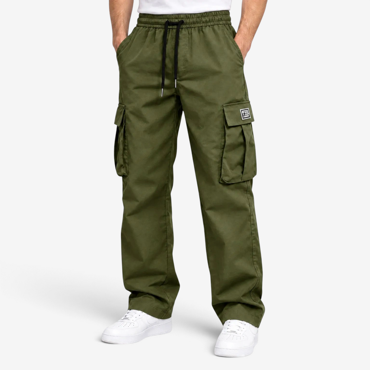 Valmero – Cargo Trousers with Drawstring Waist