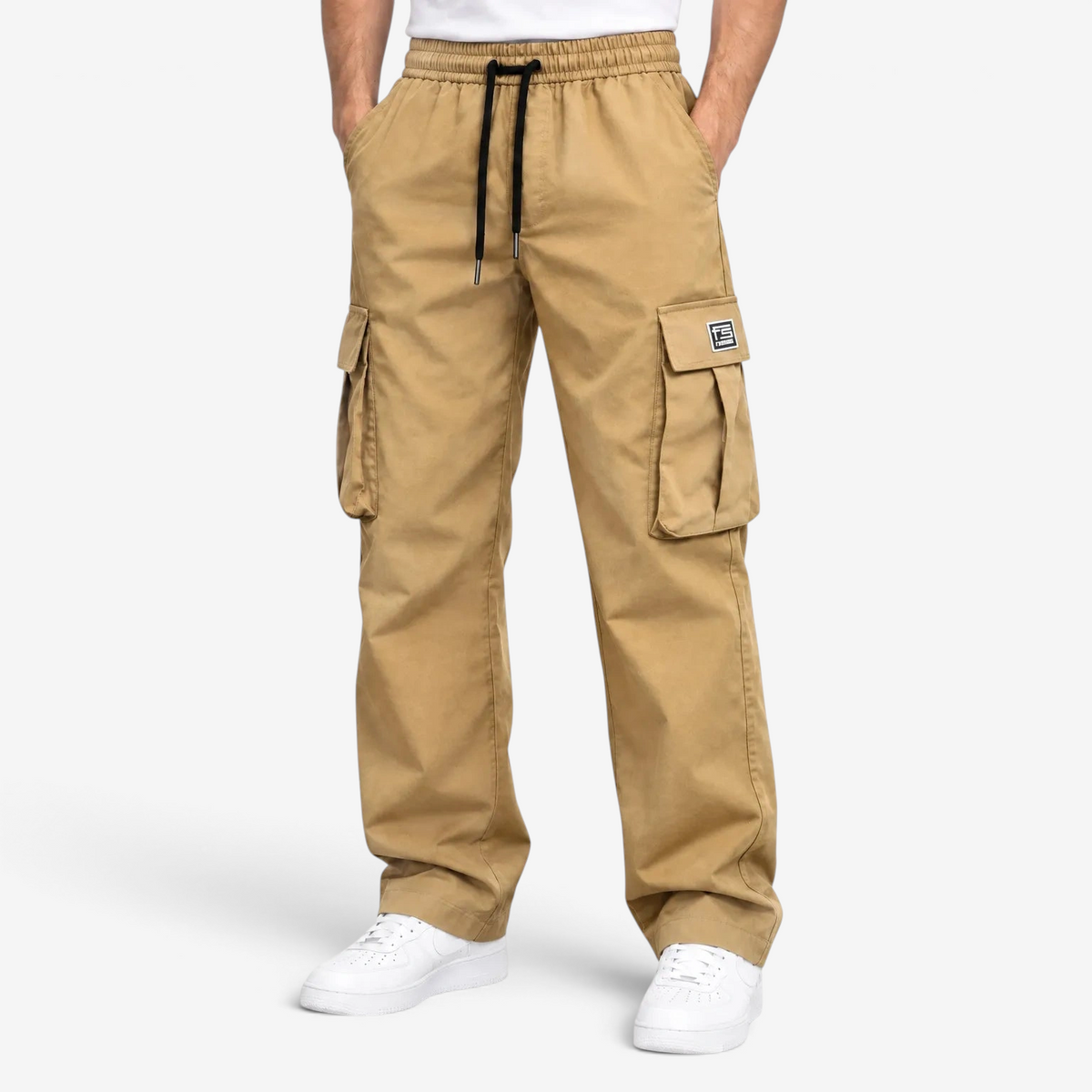 Valmero – Cargo Trousers with Drawstring Waist