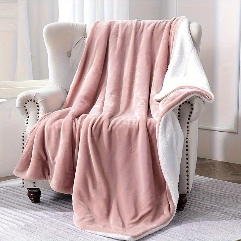 SherpaDuo – Manta de forro polar sherpa bicolor