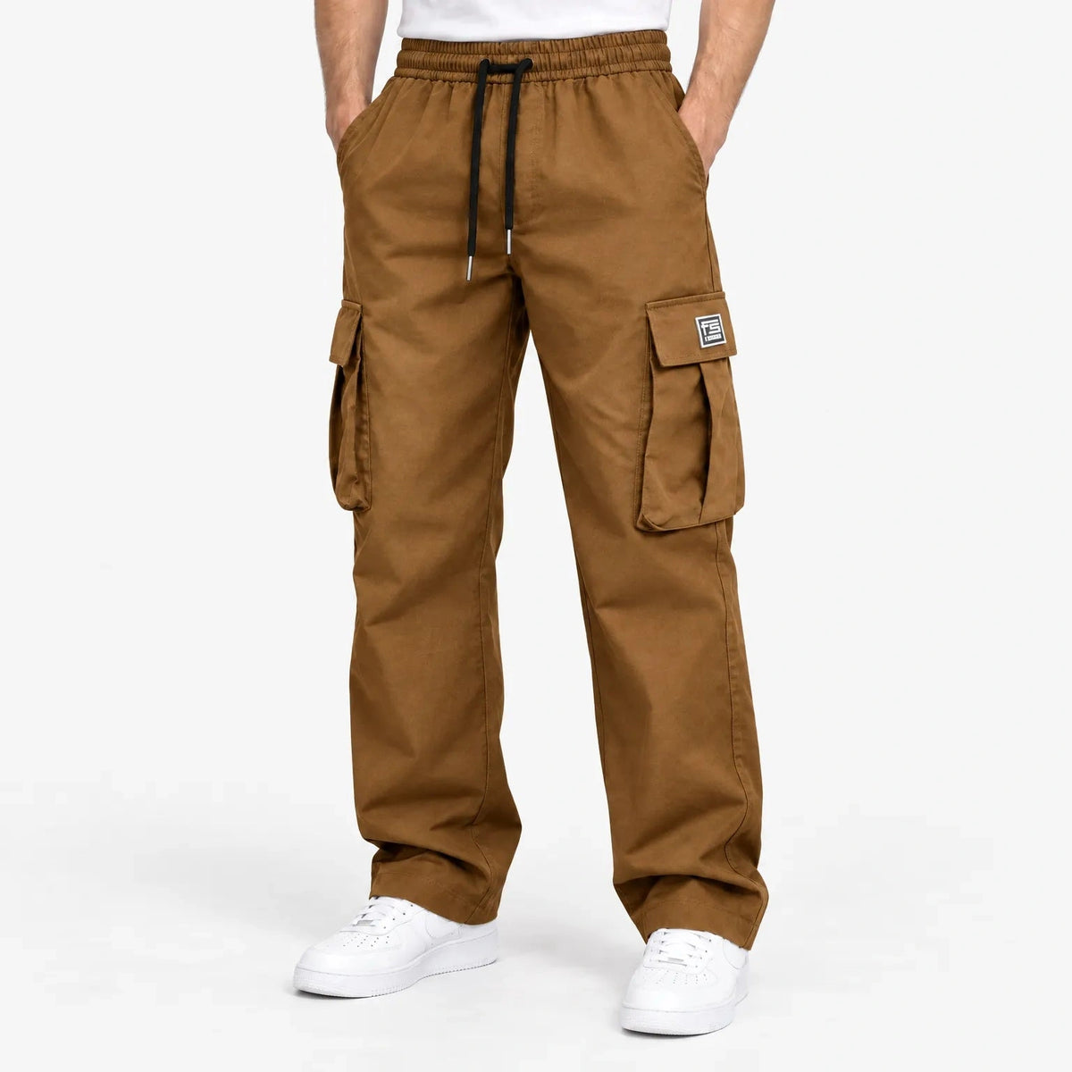 Valmero – Cargo Trousers with Drawstring Waist