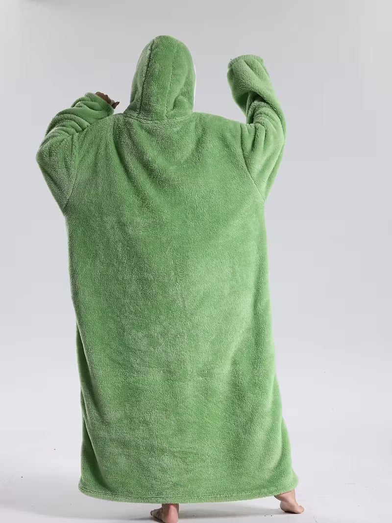 HoodNest - Nadrozmerná mikinová deka s veľkým predným vreckom