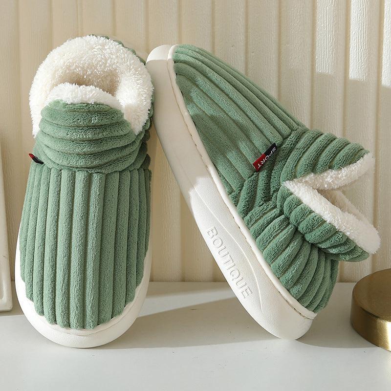 FleeceStep – Winter Slippers with Fleece Lining and Ribbed Exterior
