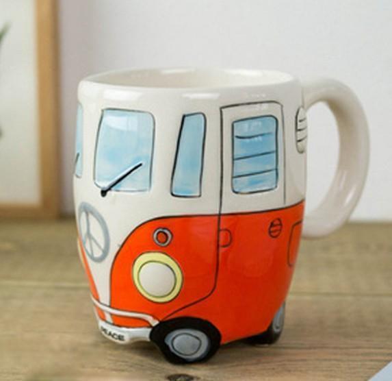 RetroBus - Unique and sustainable coffee mug with retro inspiration
