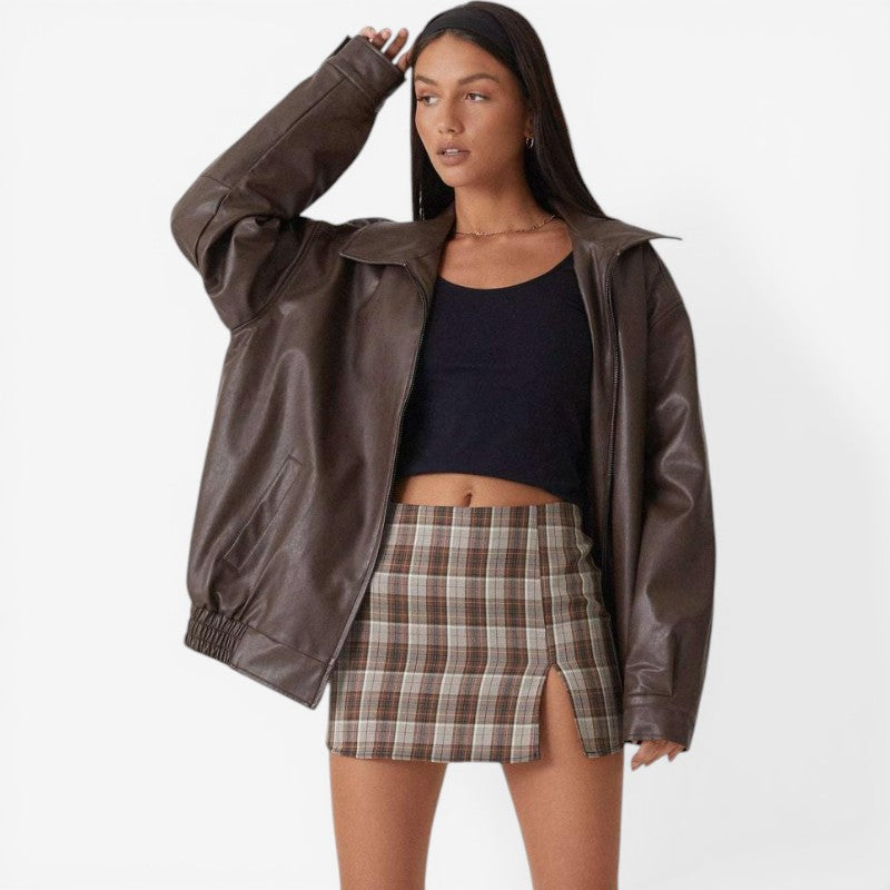 Veste décontractée zippée pour femme, à porter au quotidien