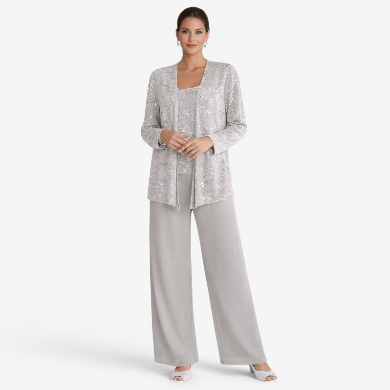 Women’s Scoop Neck Three Piece Set