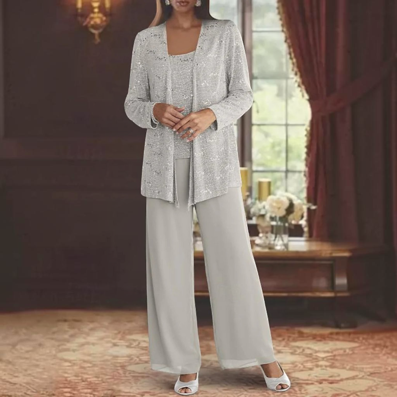 Women’s Scoop Neck Three Piece Set