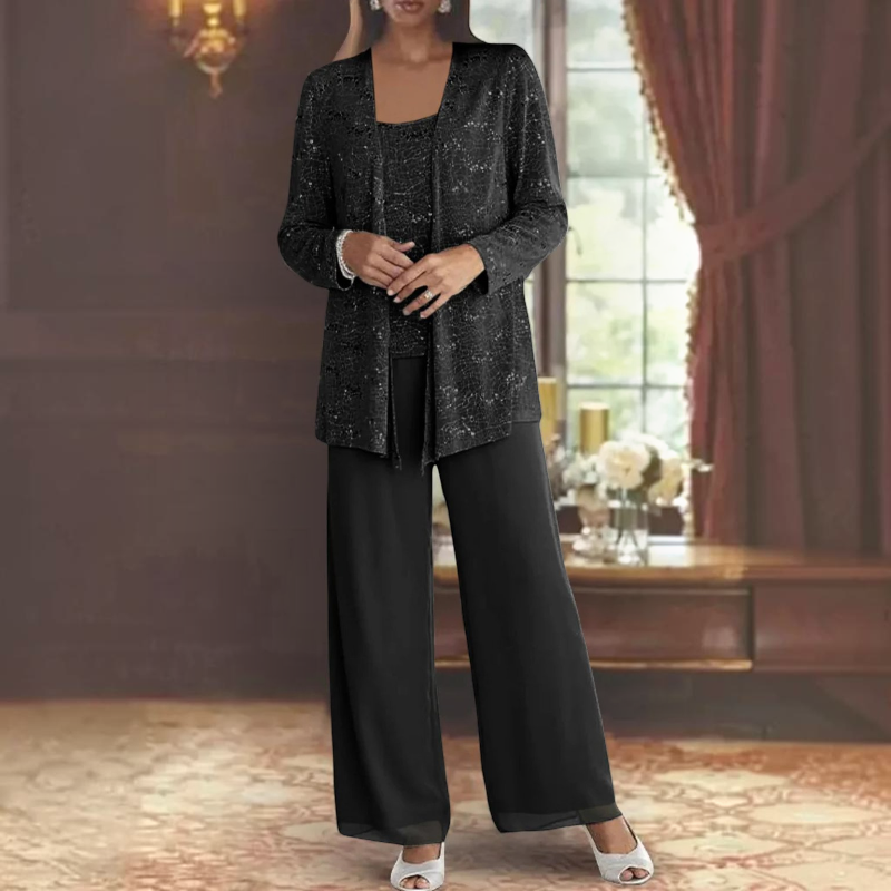 Women’s Scoop Neck Three Piece Set